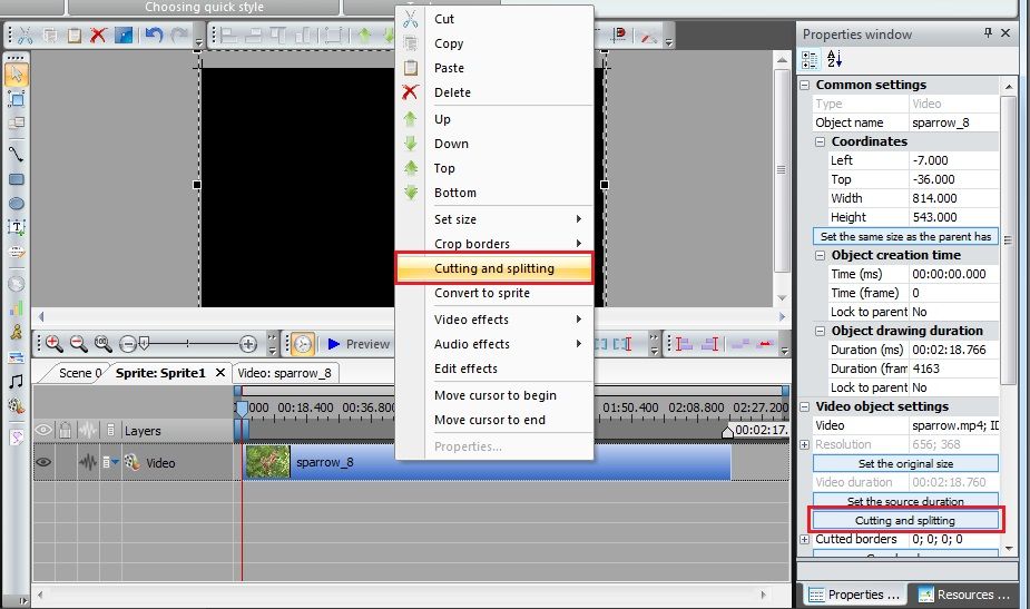 How to split video with VSDC Free Video Editor